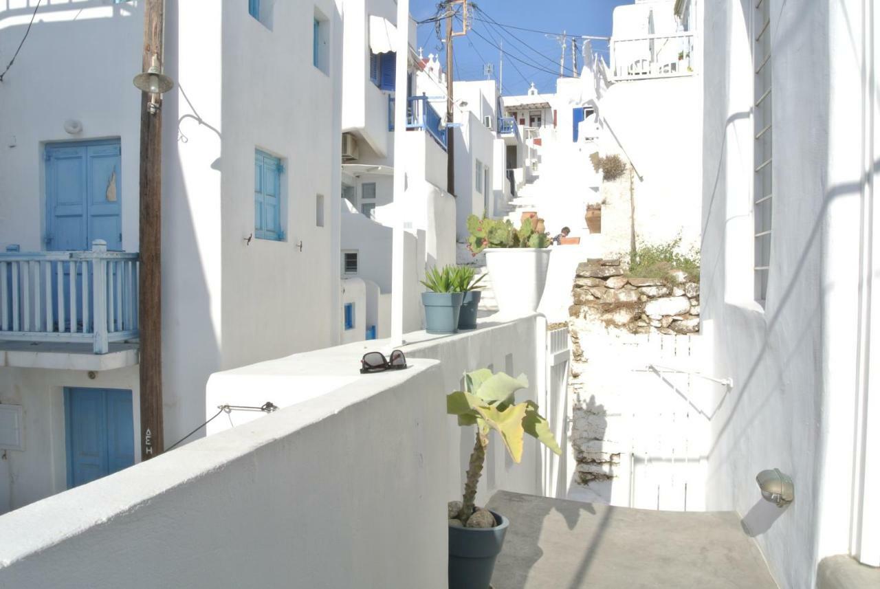 Eclectic & Artistic House In Mykonos Town Villa ภายนอก รูปภาพ