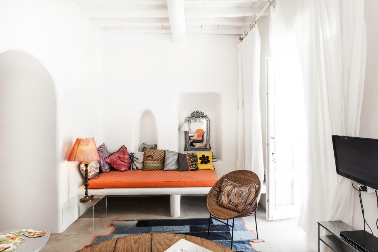 Eclectic & Artistic House In Mykonos Town Villa ภายนอก รูปภาพ