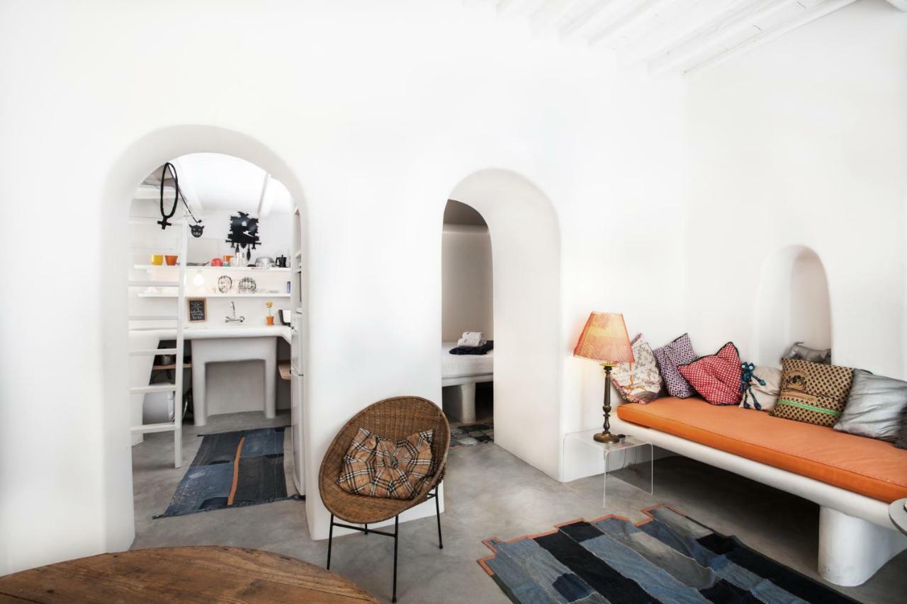 Eclectic & Artistic House In Mykonos Town Villa ภายนอก รูปภาพ